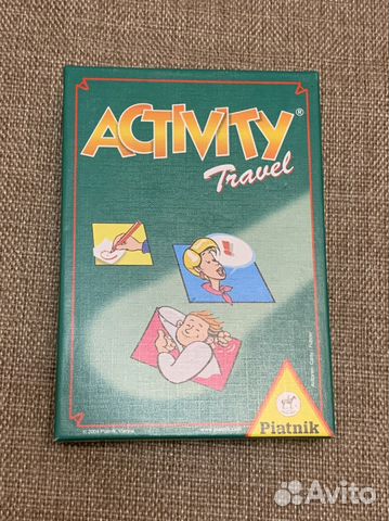 Настольная игра activity travel новая