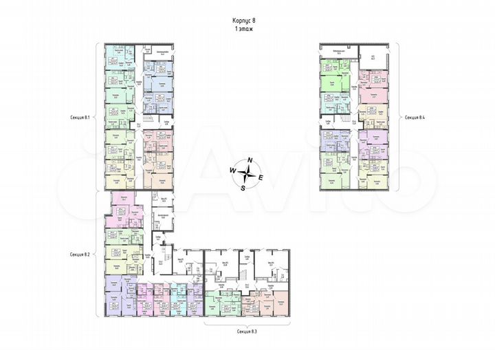 Квартира-студия, 24,2 м², 1/4 эт.