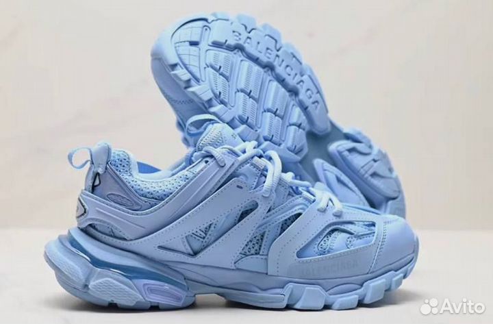 Balenciaga track 1 голубые premium