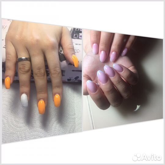 Маникюр наращивание педикюр