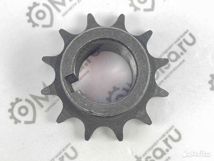 Звезда ведущая малая (Z12, d22мм, шаг 12,7, шпон