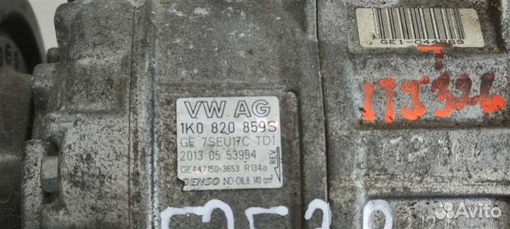 Компрессор кондиционера 1K0820859S Volkswagen Tigu