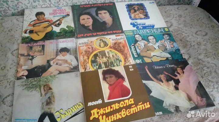 Виниловые пластинки 70-90-х