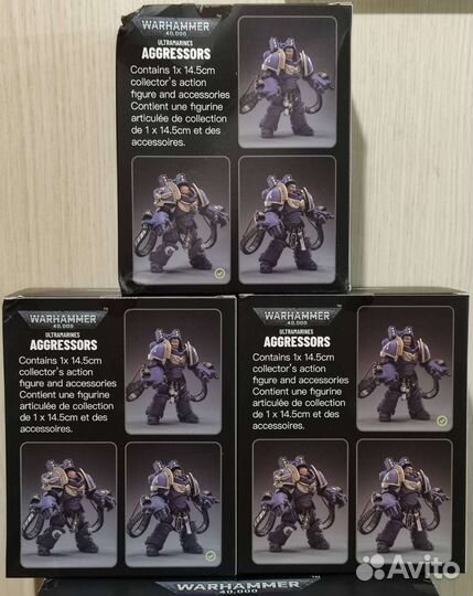 Фигурки Warhammer 40000 Aggressors, 3 вида