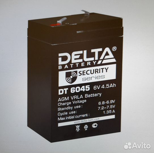 Батарея аккумуляторная для ибп Delta DT 6045