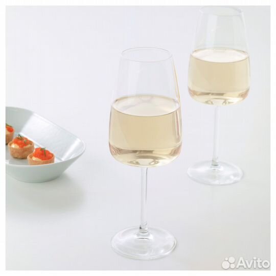 Хрустальные бокалы IKEA Дюгрип для вина