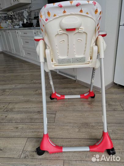 Стульчик для кормления chicco polly 2 в 1