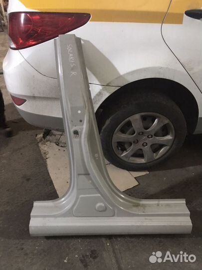 Порог. Стойка правая средняя Солярис Solaris 1