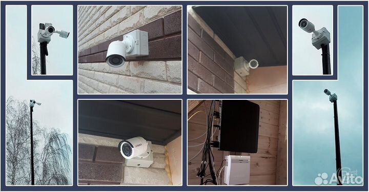 Установка видеонаблюдения, скс, интернет розетки