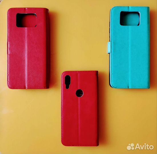 Чехлы Poco X3 Pro и Xiaomi Мi Play кожаные