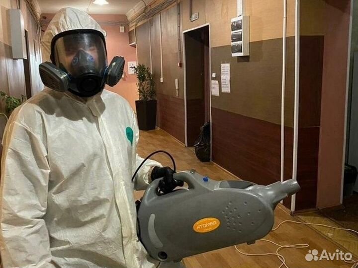 Дезинфекция, уничтожение тараканов, травля клопов