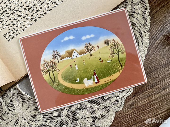 Фарфоровая Открытка - Панно Villeroy &Boch