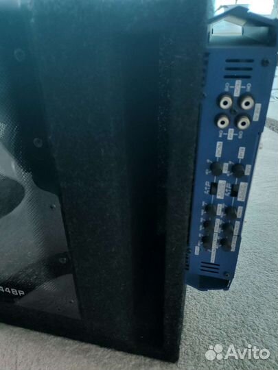 Сабвуфер Alpine 800w +усилитель+накопитель