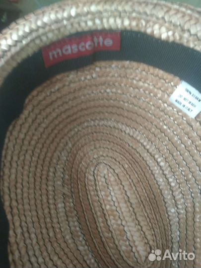 Соломенная шляпа мужская