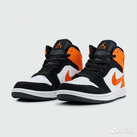 Nike Air Jordan 1 White / Black / Orange