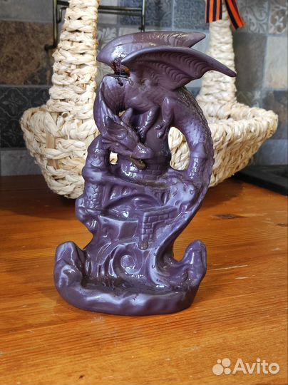 Дракон - Подставка для благовоний, стелющийся дым