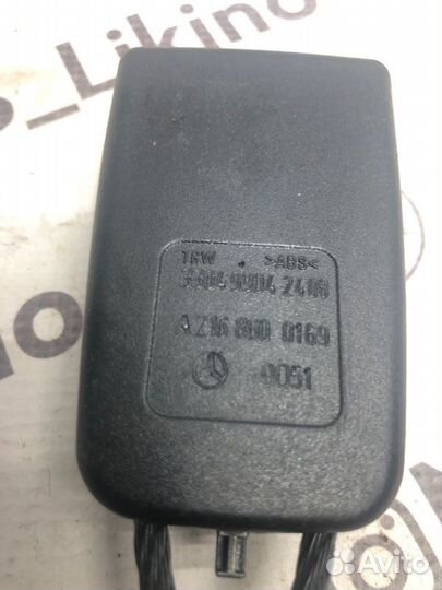 Замок ремня безопасности задний правый Mercedes Cl