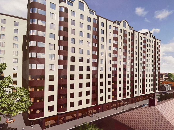 1-к. квартира, 39 м², 4/12 эт.