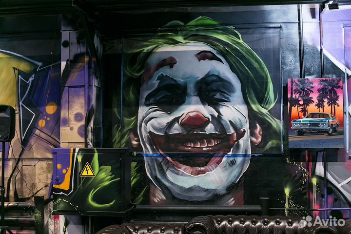 Граффити оформление, художественная роспись