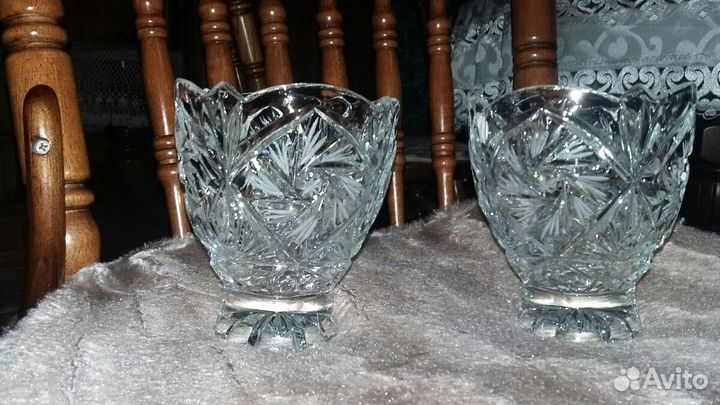 Хрустальные вазочки