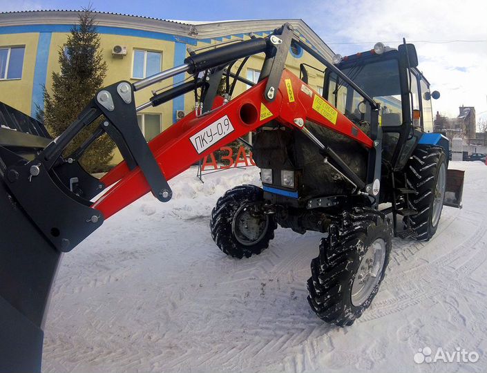 Погрузчик фронтальный пку 09 усиленный кун для мтз