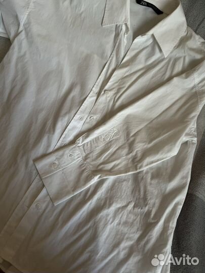 Блузка белая женская zara