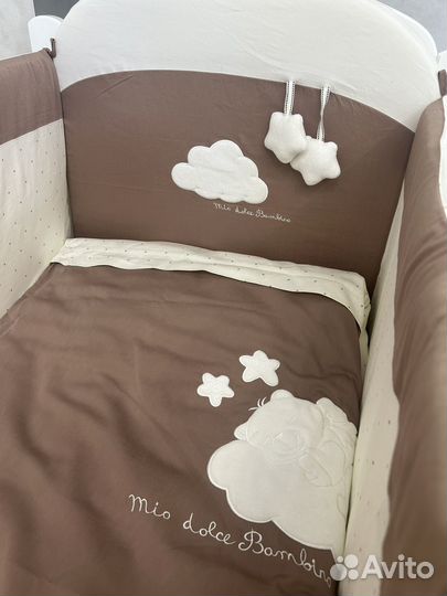 Бортики, балдахин на детскую кроватку