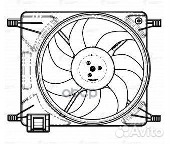 Диффузор радиатора LFK0541 luzar
