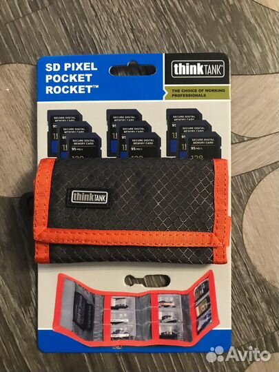 Чехол ThinkTank SD Pixel Pocket Rocket Orange