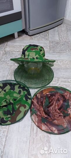 Накомарник-шляпа, от пчёл, для рыбалки и охоты