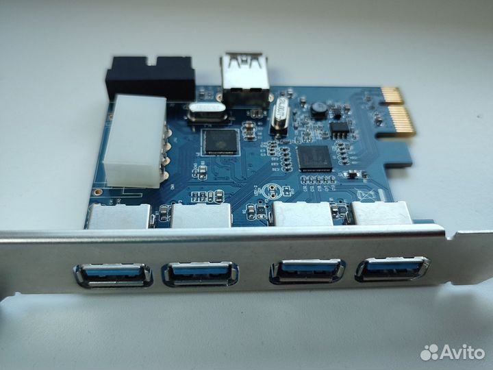 Pcie-USB 3.0 4-портовая карта расширения