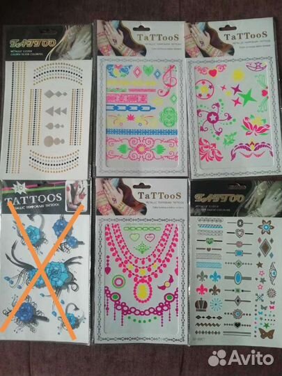 Татуировки временные