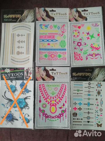 Татуировки временные