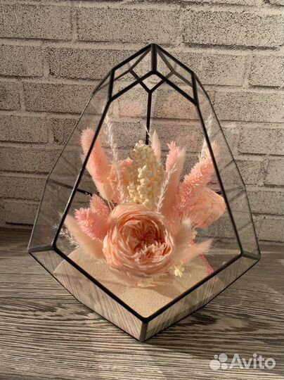 Флорариум,букет из сухоцветов