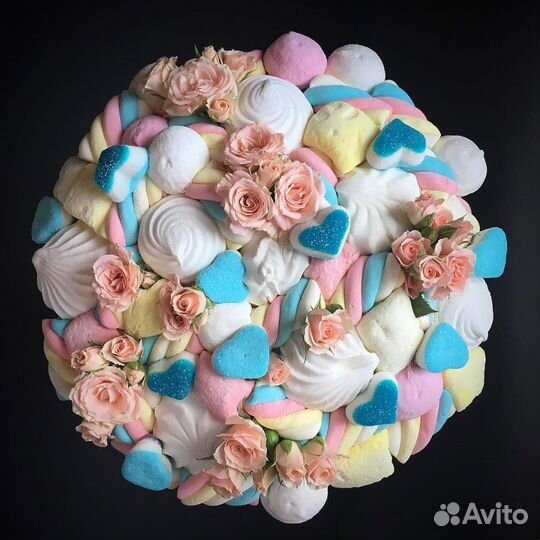 Сладкие букеты из зефира