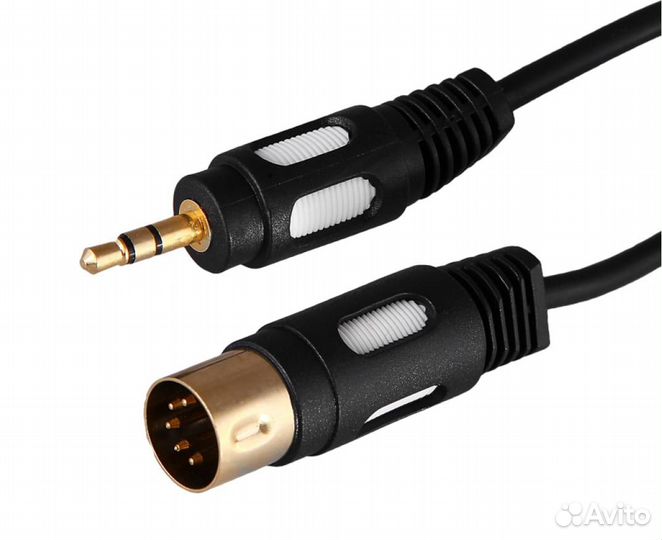 Шнур шт. Е5 - шт.3,5мм 1,5м Gold Rexant