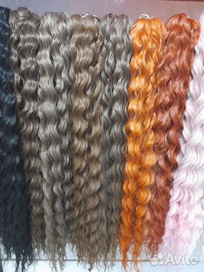 Волосы для наращивания Кудри