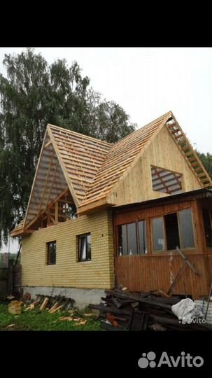 Кровля, стропила, сайдинг. (из первых рук)
