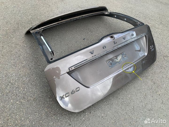 Дверь багажника Volvo XC60 (под доводчик двери)