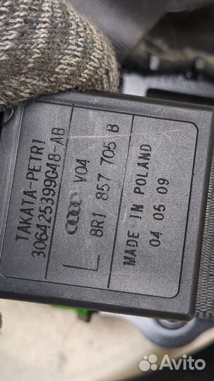 Ремень безопасности Audi Q5, 2009
