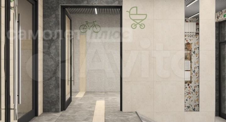 1-к. квартира, 43,3 м², 6/17 эт.