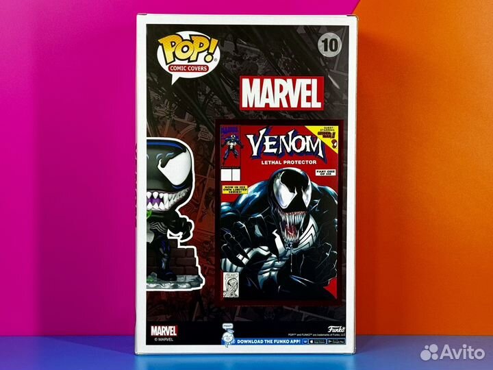 Funko Pop Comic Covers 10 Venom (Marvel, GitD, SE)