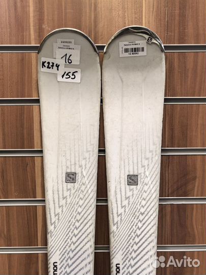Горные лыжи Salomon W-Max 6. 155 см.(274)