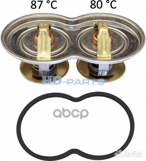 Термостат двойной 85C Scania 4 серия (кпп с ре