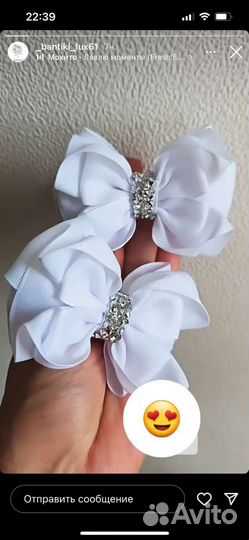 Бантики ручной работы