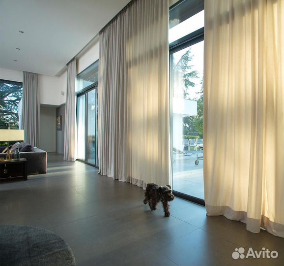 Карнизы с электроприводом