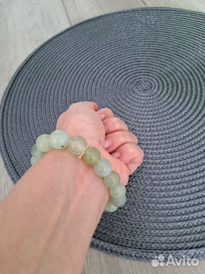 Браслет лечебный натурального нифрита
