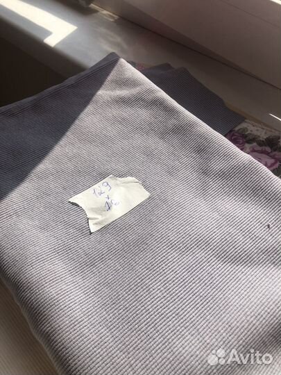 Ткань футер 3х нитка начес с эффектом велюра