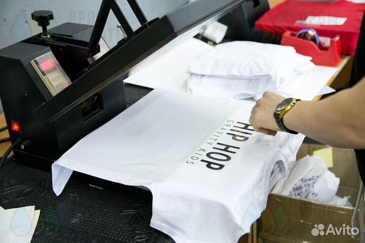 Печать шелкография на футболках