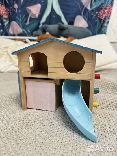 Клетка и домик для хомяка